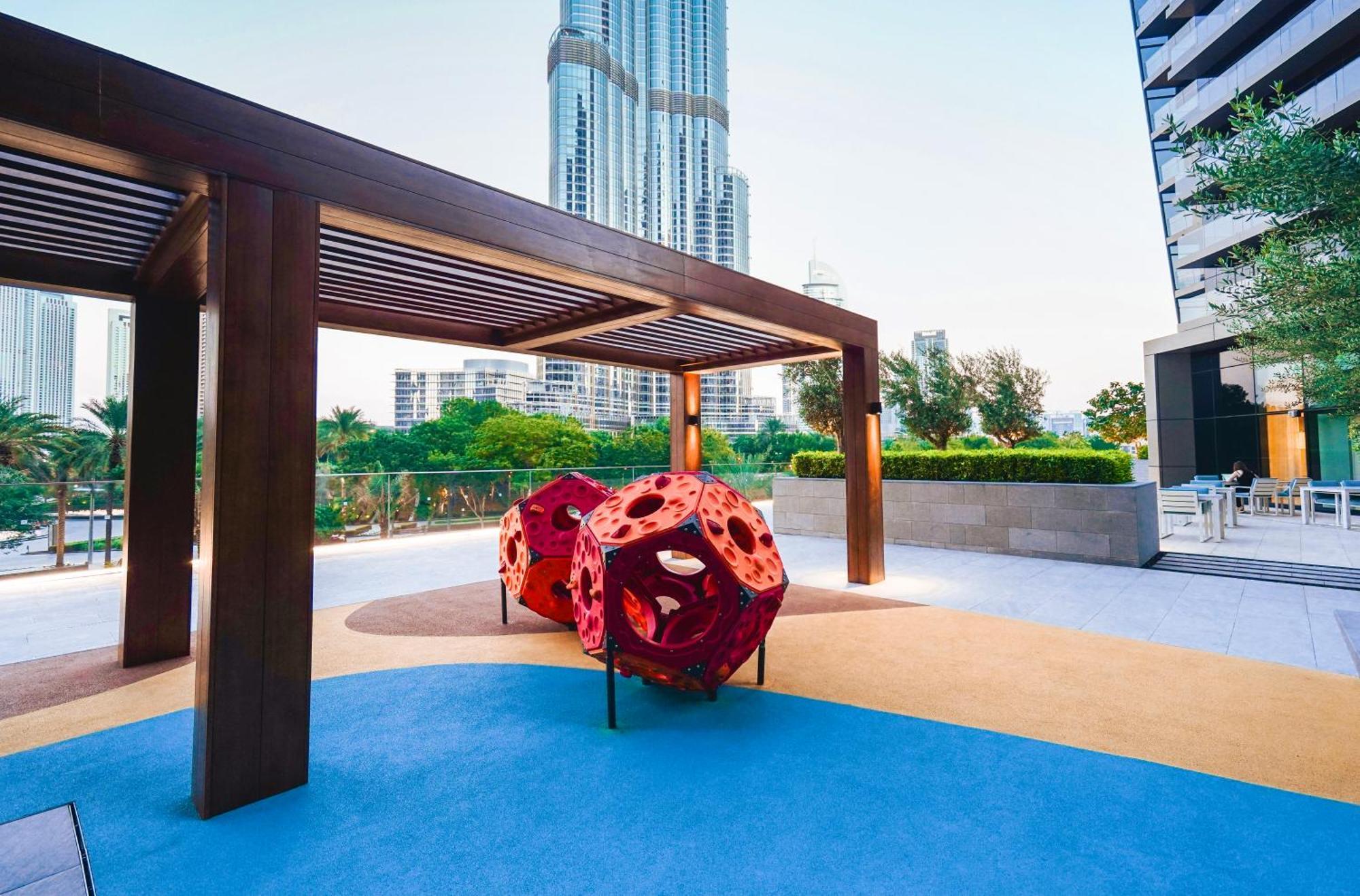 The Closest Building To Burj Khalifa With Fountain View In Address Opera Residence Дубай Екстериор снимка